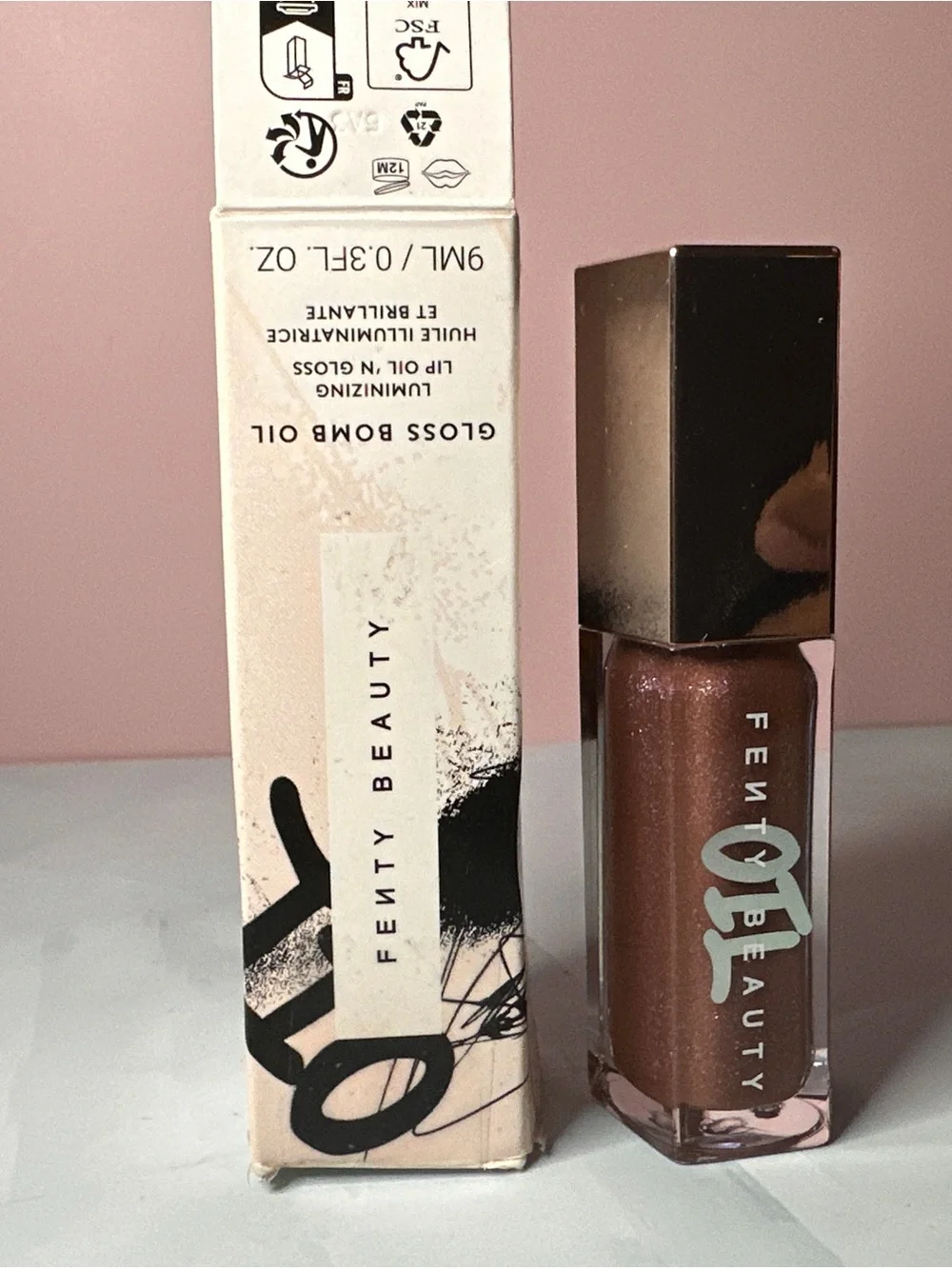 Fenty Beauty Gloss Bomb Oil — Shimmery Bronze